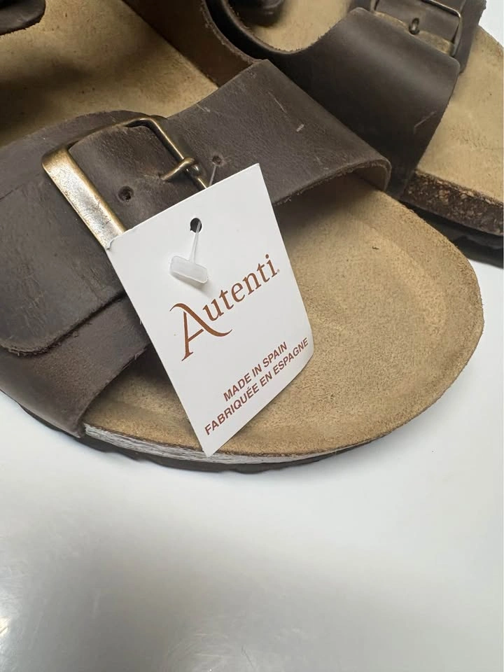 NWT Autenti Men’s Genuine Leather Sandals Size 12- Made in Spain - photo 5