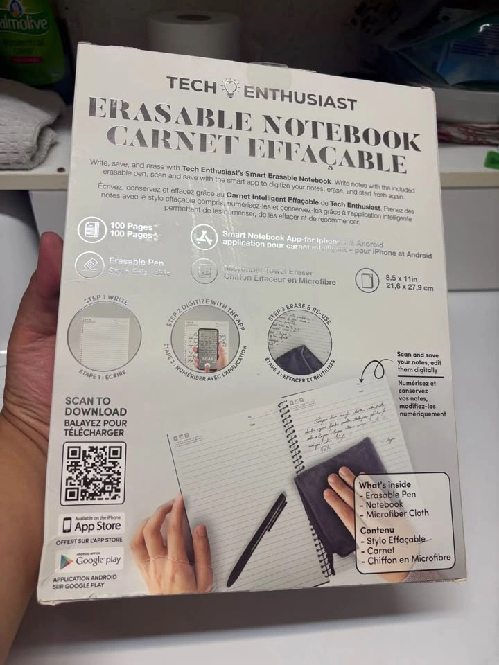NEW Tech Enthusiast Smart Erasable Reusable Notebook Set - photo 2