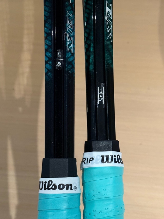 Wilson High Beam 110 Tennis Racquets Rackets - New Grips - photo 2