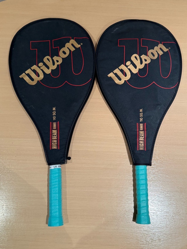 Wilson High Beam 110 Tennis Racquets Rackets - New Grips - photo 5