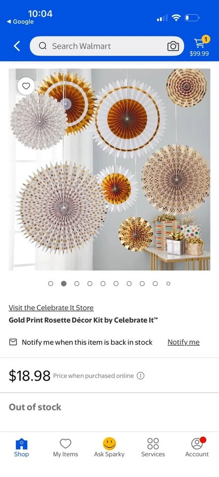 Party Decor Kit: Paper Fans, Flowers, and Garland - photo 5