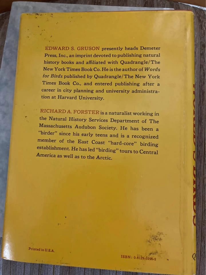 Vintage Hardcover Book Checklist Of The World’s Birds (1976) - photo 3