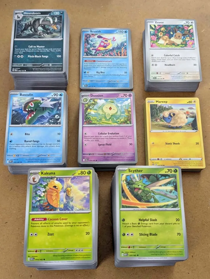 Pokemon 854 NON HOLO Bulk Card Lot thumbnail