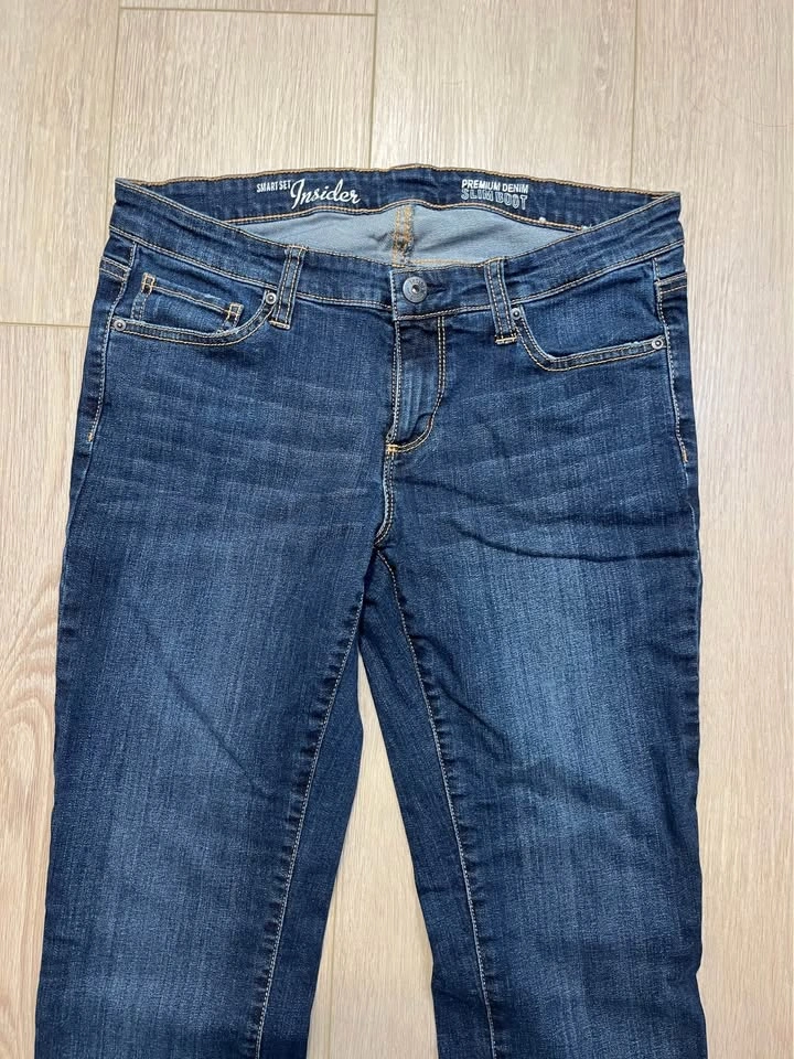 SMART SET Dark Blue Women's Bootcut Jeans - Size 29 - photo 2