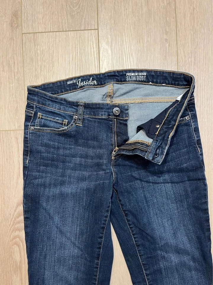SMART SET Dark Blue Women's Bootcut Jeans - Size 29 - photo 3