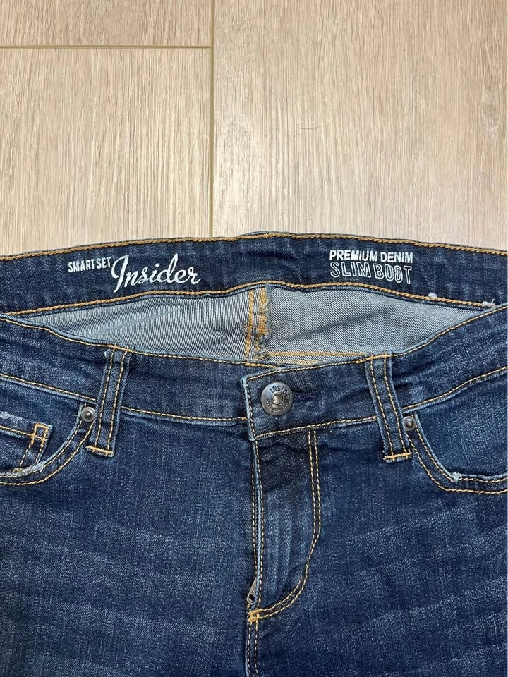 SMART SET Dark Blue Women's Bootcut Jeans - Size 29 - photo 4