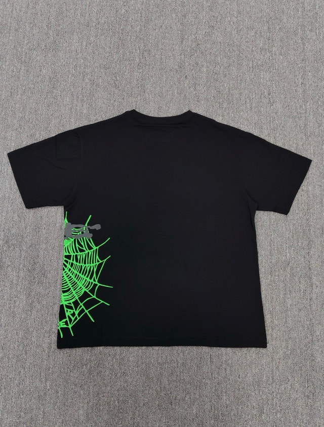 Sp5der Black Heavy Web SS Tee - photo 2