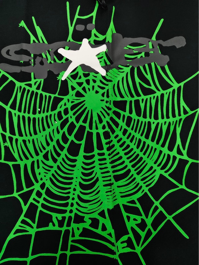 Sp5der Black Heavy Web SS Tee - photo 3