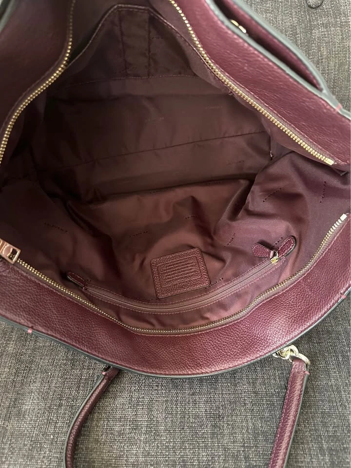 Coach tote bag burgundy - photo 3
