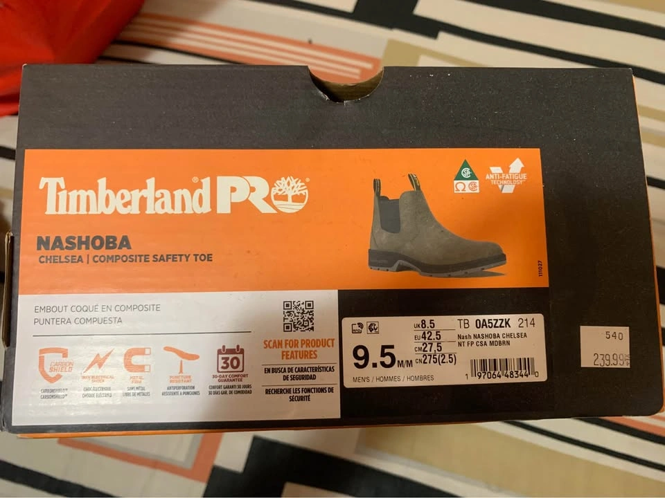 Timberland PRO Men’s Nashoba Work Boots - Composite Toe 9.5M - photo 5