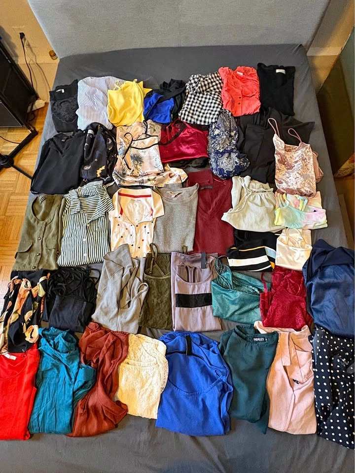 Large Lot of Women's Tops, Shirts, Night Suits, Crop Top