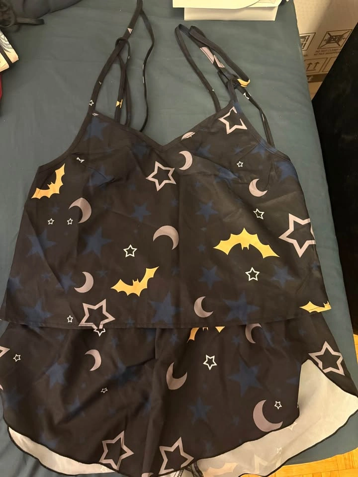 Lot of 3 Satin Pajama Cami and Short Sets - photo 3
