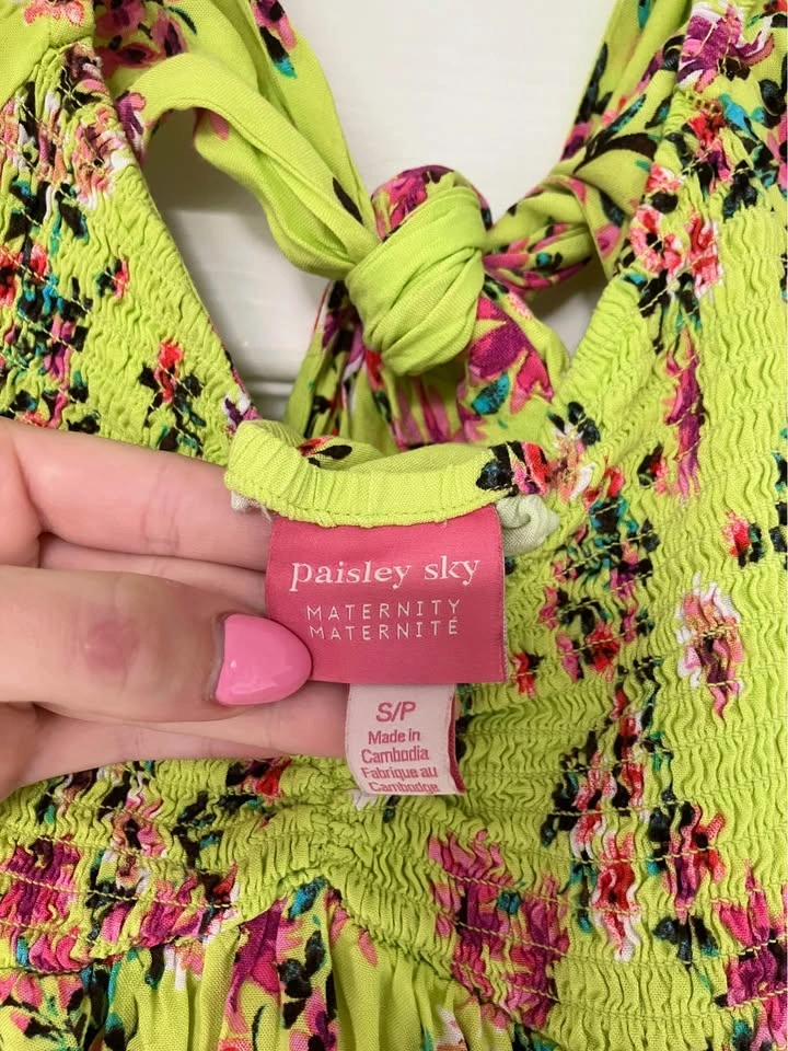 Women’s multicolour floral dress size small - Paisley Sky - photo 3
