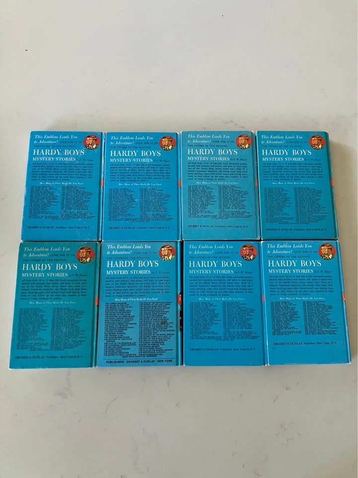 The Hardy Boys vintage hardcover books - 8 assorted mystery nove - photo 3