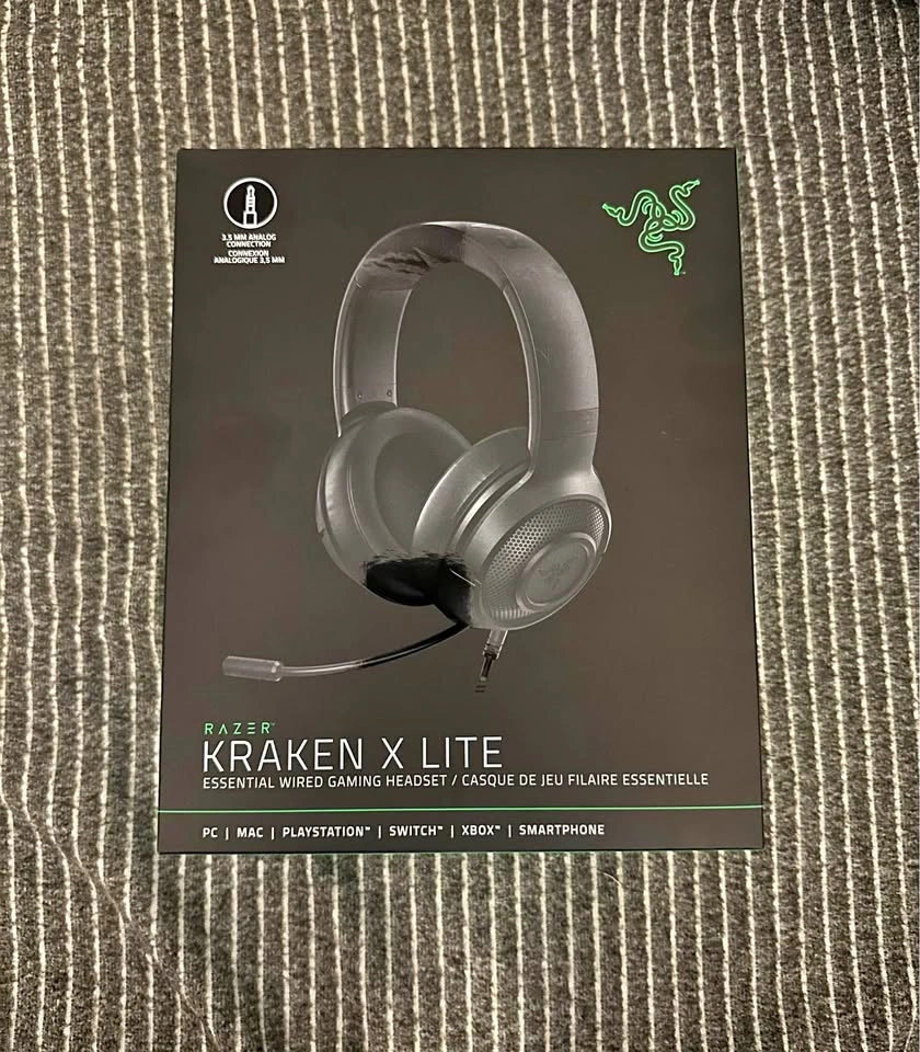 Razer Kraken X Lite Gaming Headset - Like New (In Box)