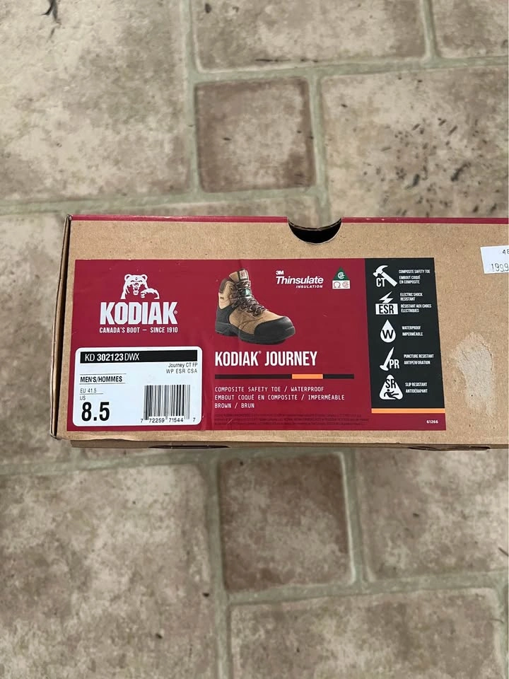 Kodiak Journey Waterproof Composite Toe Safety Boots – Men’s 8.5 - photo 4
