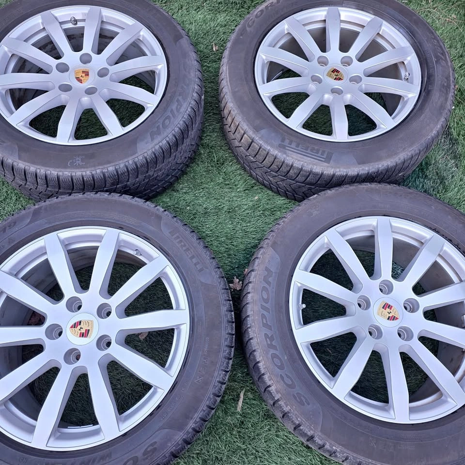 19 inch Porsche Cayenne OEM rims with Pirelli winter tires
