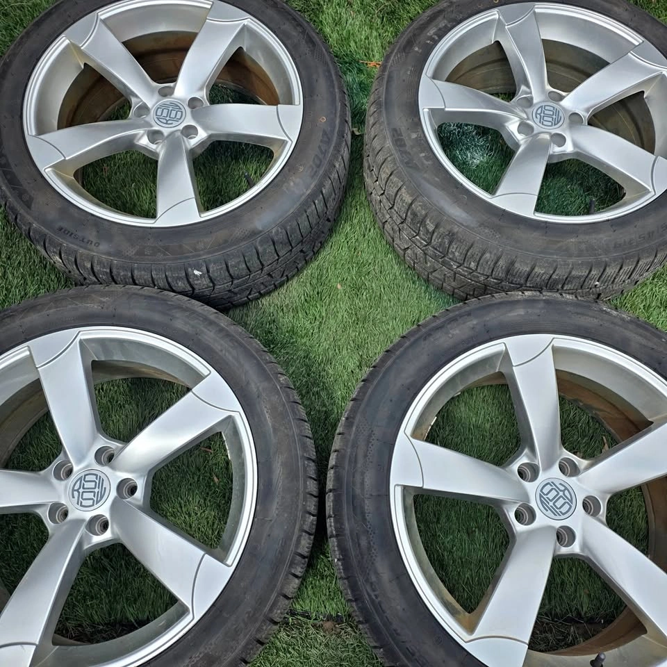 255/45/19 Aplus winter tires with alloy rims 5x112