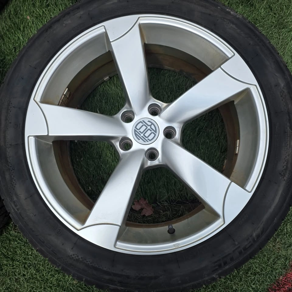 255/45/19 Aplus winter tires with alloy rims 5x112 - photo 2