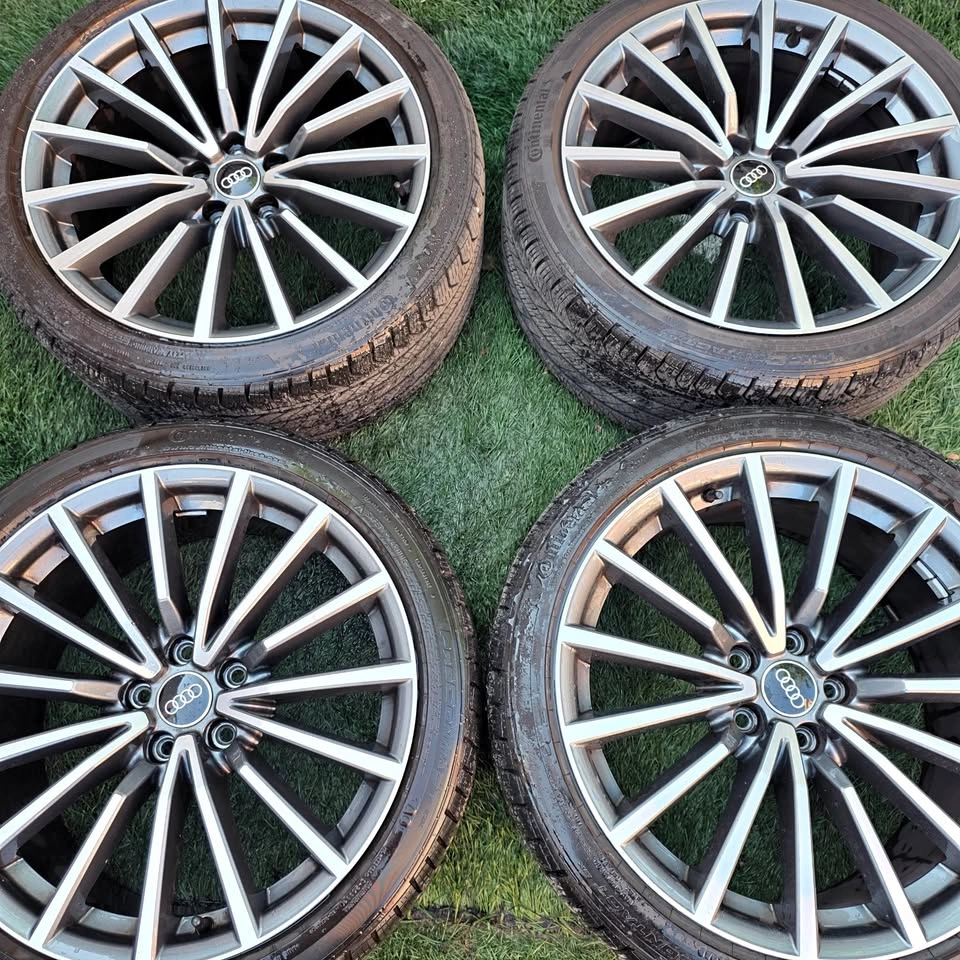 255/35/19 Continental All-Season Tires with Audi OEM Rims