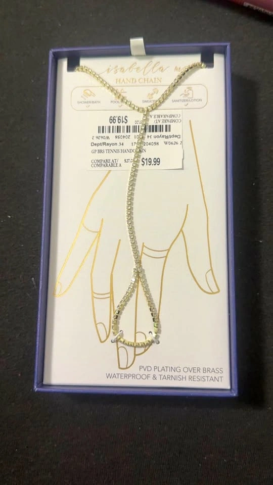Isabella M Tennis Hand Chain