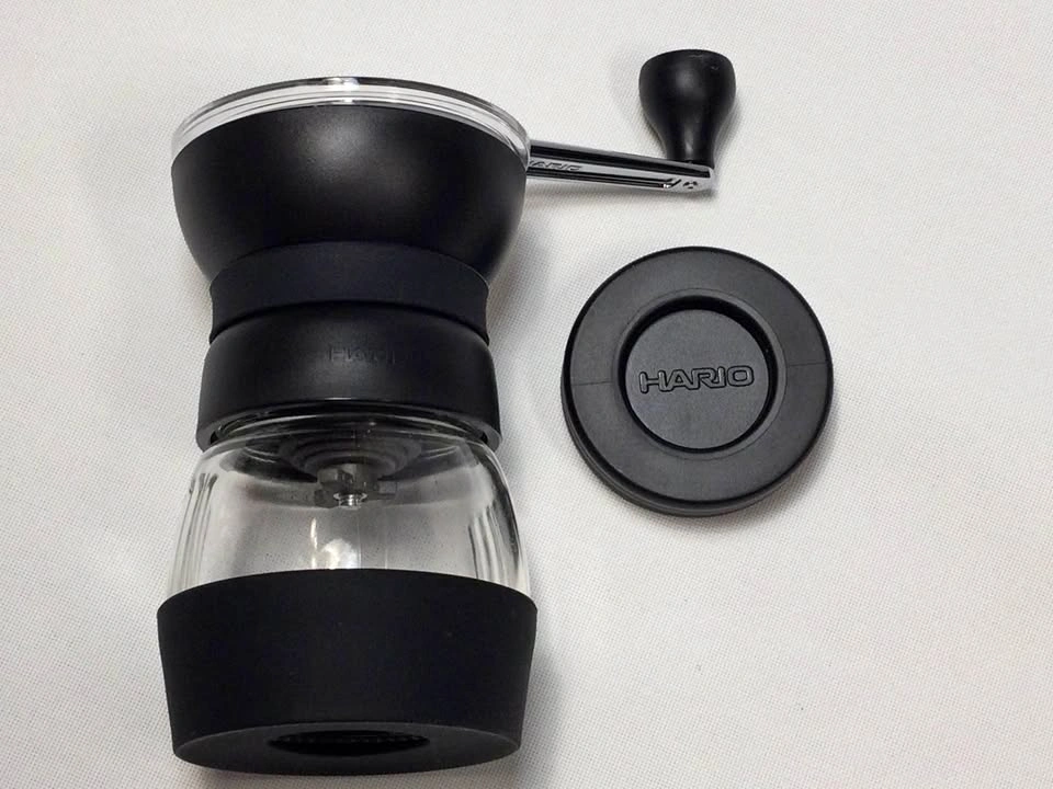 Hario Skerton Pro Ceramic Coffee Mill, Manual Grinder, 100g Capa
