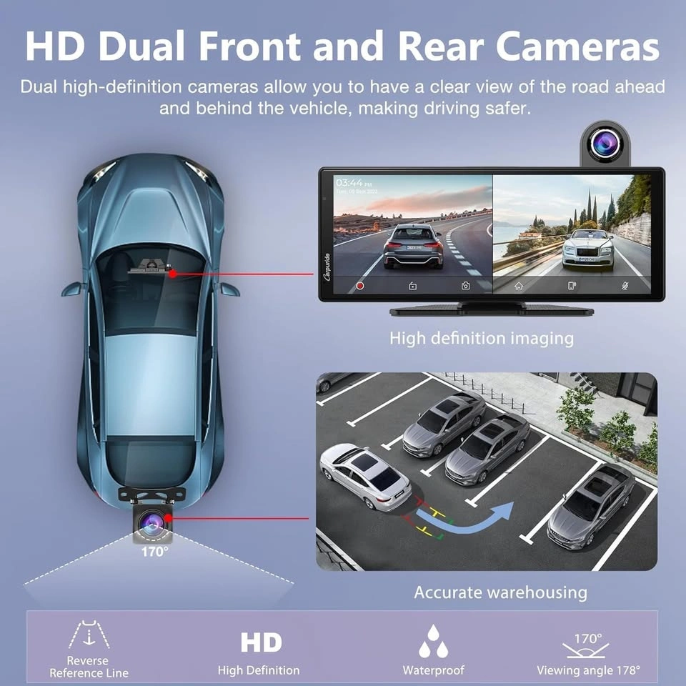 Carpuride W904 Wireless Carplay & Android Auto with Dash Cam - photo 3