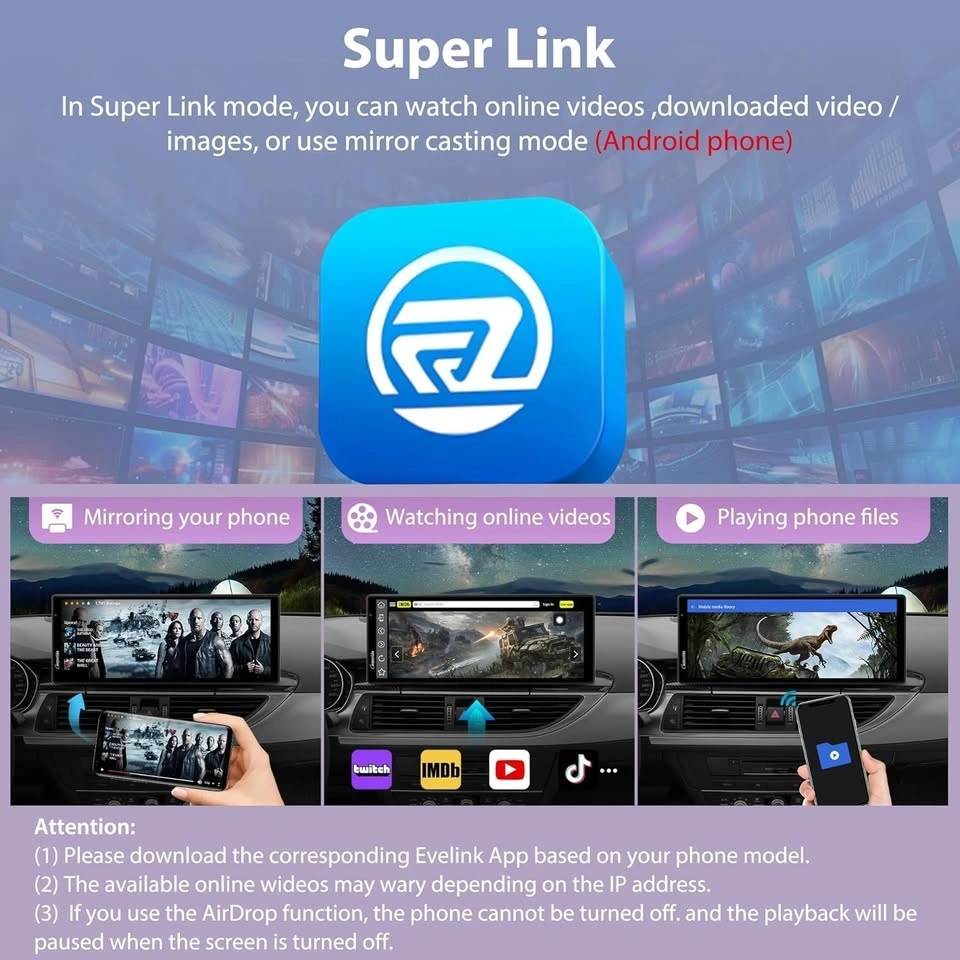 Carpuride W904 Wireless Carplay & Android Auto with Dash Cam - photo 4