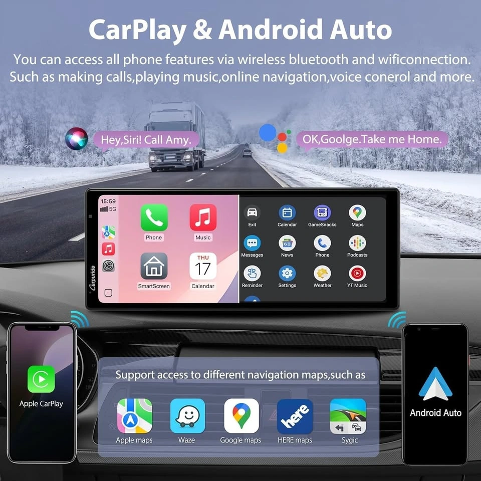 Carpuride W904 Wireless Carplay & Android Auto with Dash Cam - photo 5