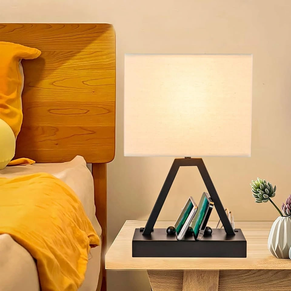 Touch Control Table Lamp, 3-Way Dimmable Desk Lamp with USB