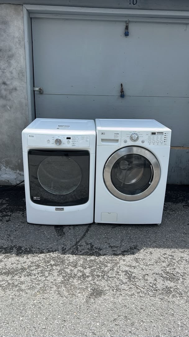 Maytag Dryer and LG Washing Machine