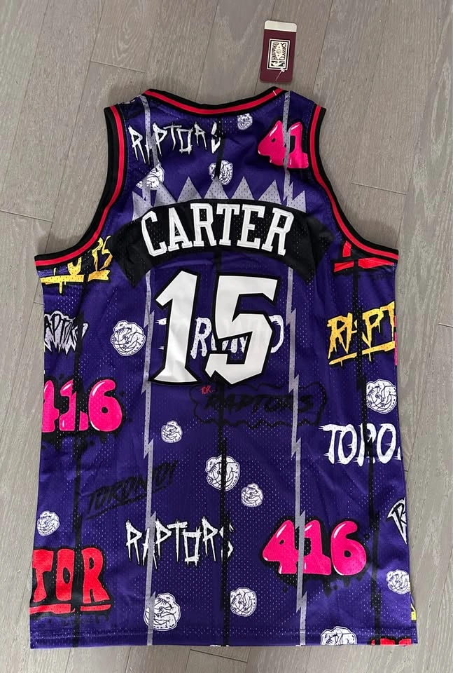 Vince Carter Purple Toronto Raptors Swingman - LARGE - photo 2