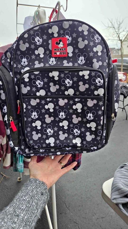 Official Disney Baby Diaper Bag - Mickey Mouse Silhouette Patter