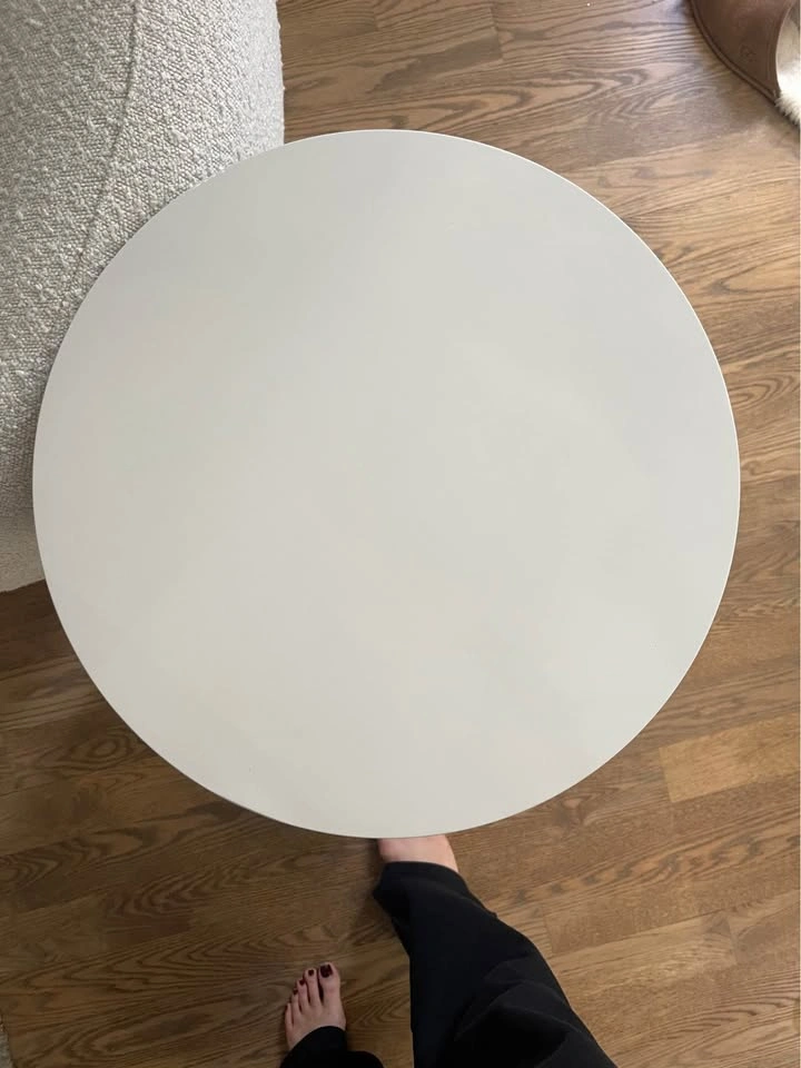 Modern Round Side Table Hexagon Base - photo 5