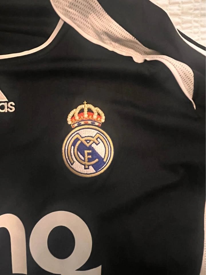 NEW LONG SLEEVE REAL MADRID AWAY BECKHAM JERSEYS IN - photo 5