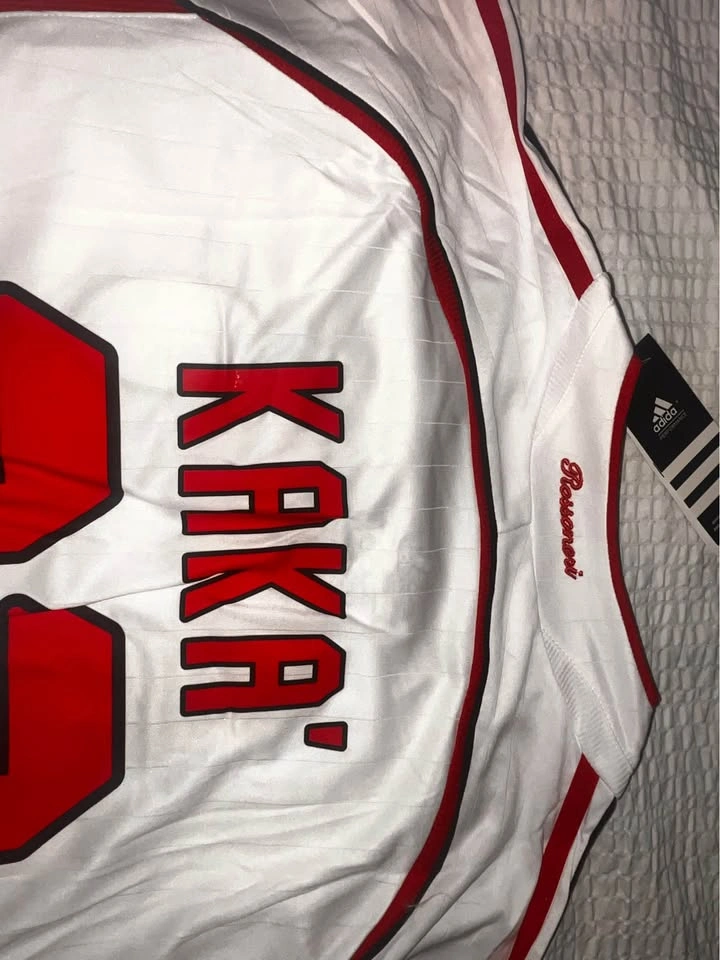 NEW LONG SLEEVE AC MILAN AWAY KAKA JERSEYS - photo 3