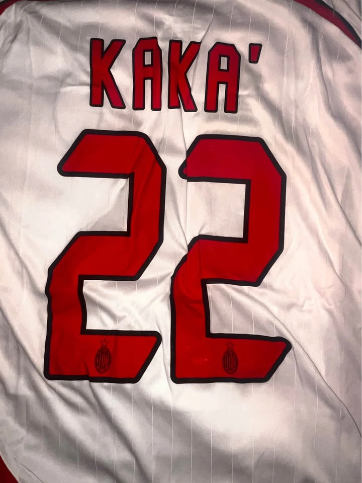 NEW LONG SLEEVE AC MILAN AWAY KAKA JERSEYS - photo 4