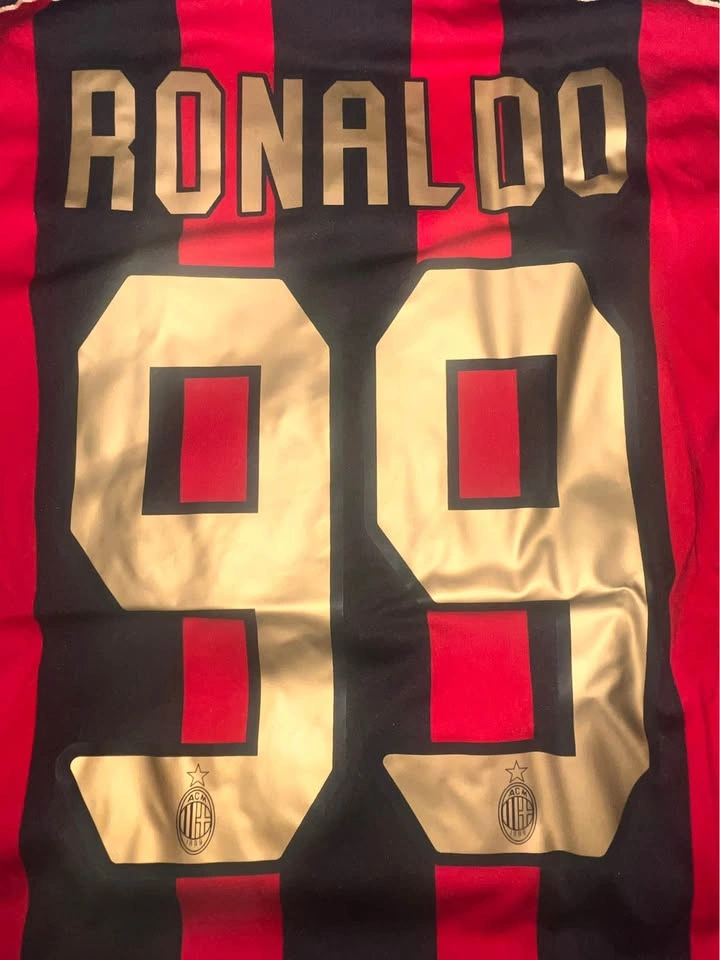 LONG SLEEVE AC MILAN R9 JERSEYS JUST IN - photo 5