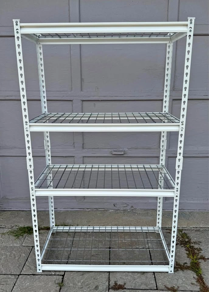 NEW PACHIRA 4-Tier White Metal Wire Storage Shelf