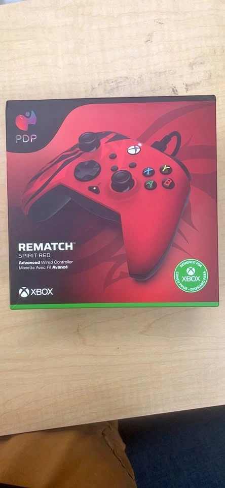PDP REMATCH Spirit Red Advanced Wired Controller for Xbox
