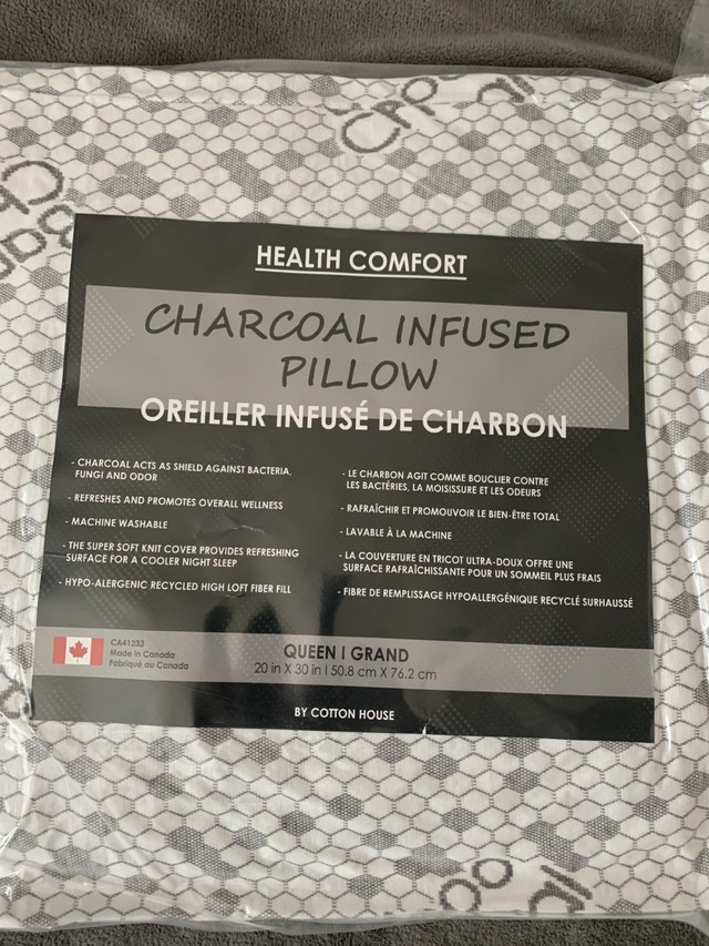 Charcoal Pillow Brand New