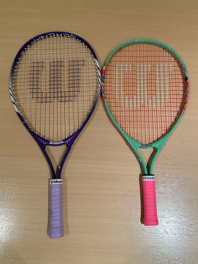Wilson Serena and Hope Kids Tennis Rackets - New Grips