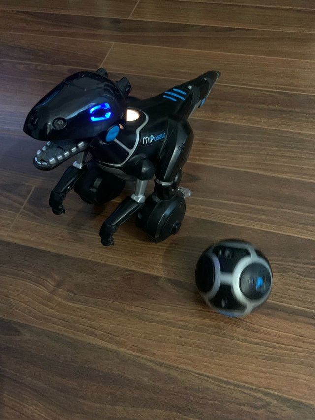 WowWee MiPosaur Robot Dinosaur with TrackBall