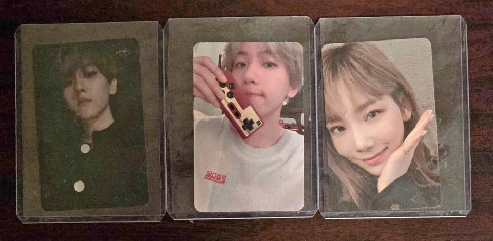 Lot of 3 Kpop Photocards