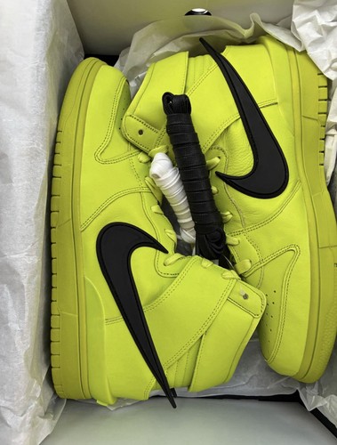 Size 10 - Nike AMBUSH x Dunk High Flash Lime - photo 2