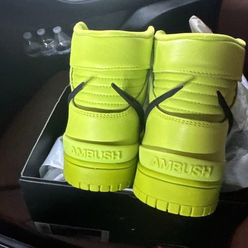 Size 10 - Nike AMBUSH x Dunk High Flash Lime - photo 4