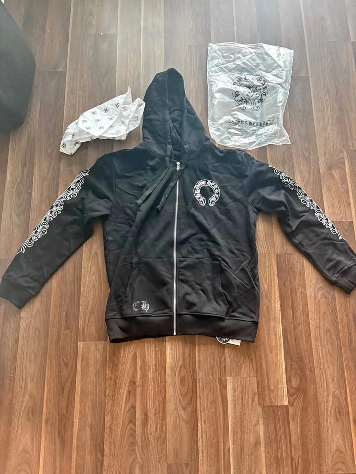 Chrome Hearts Zip-Up Hoodie