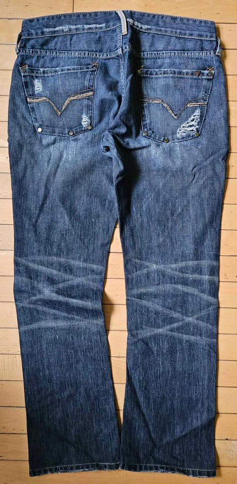 Vintage GUESS Premium Falcon Bootcut Distressed Jeans - Size 33 - photo 2