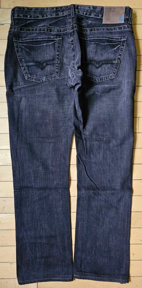 Vintage GUESS Premium "Rebel" Low Rise Straight Jeans - Size 33 - photo 2