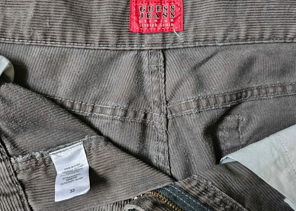 Vintage GUESS Jeans Premium Grey Corduroy Bootcut Pants - Size 3 - photo 3